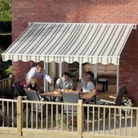 BOXED GABLEMERE 3.5M PATIO AWNING - ASCOT