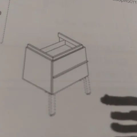 BOXED LAUFEN VANITY UNIT BASE 