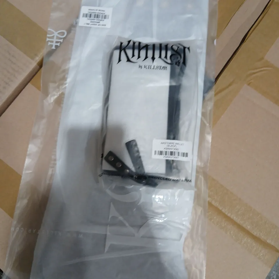 APPROXIMATELY 75 BRAND NEW KILLSTAR PRODUCTS TO INCLUDE; WASTEMIRE WALLET AND END OF NIGHT BELT