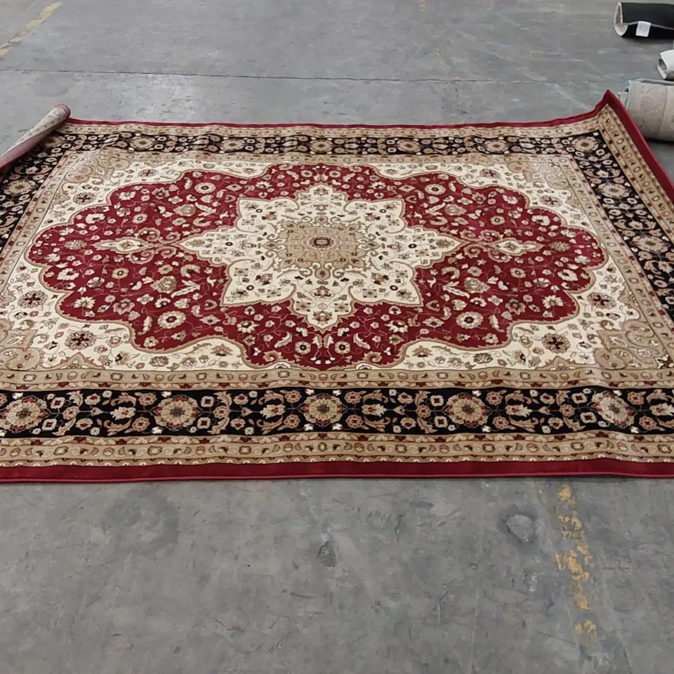 ALBERS RUG IN RED/BEIGE/BLACK - 240 X 320CM