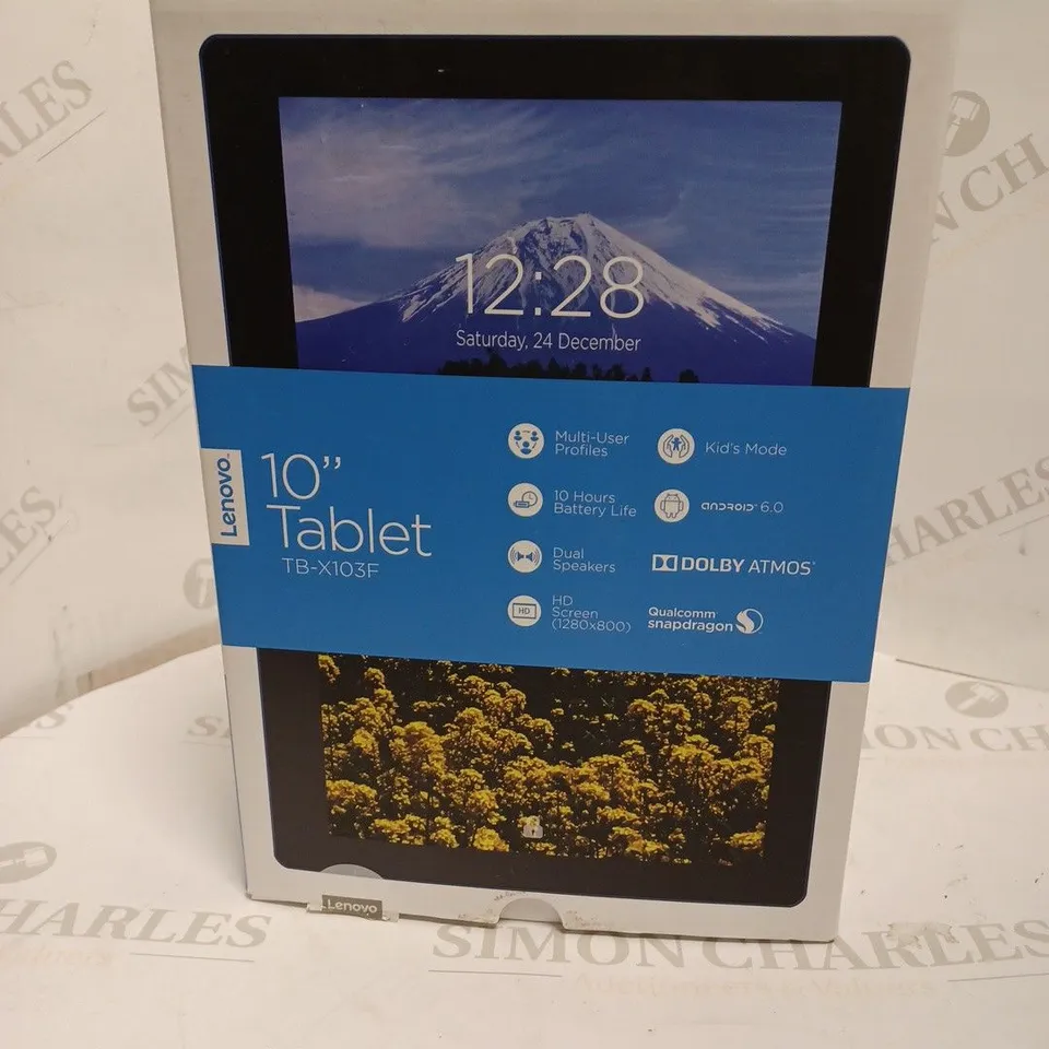 LENOVO 10" TABLET TB-X103F