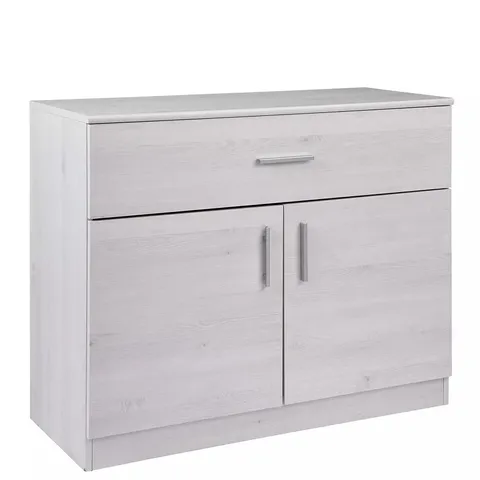 PANAMA 2 DOOR, 1 DRAWER SMALL SIDEBOARD (MISSING 2ND BOX)