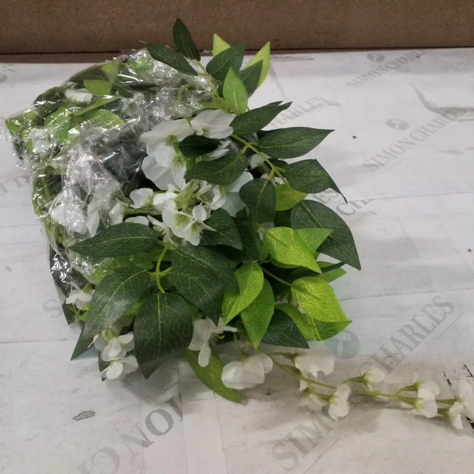 2PCS LIFELIKE HANGING WISTERIA FLOWERS GARLAND (SET OF 2)