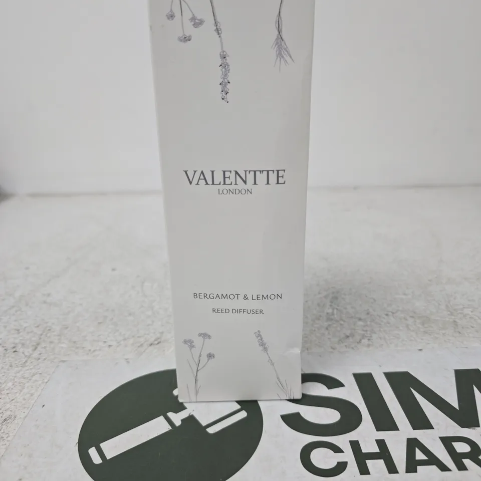VALENTE LONDON BERGAMOT & LEMON REED DIFFUSER