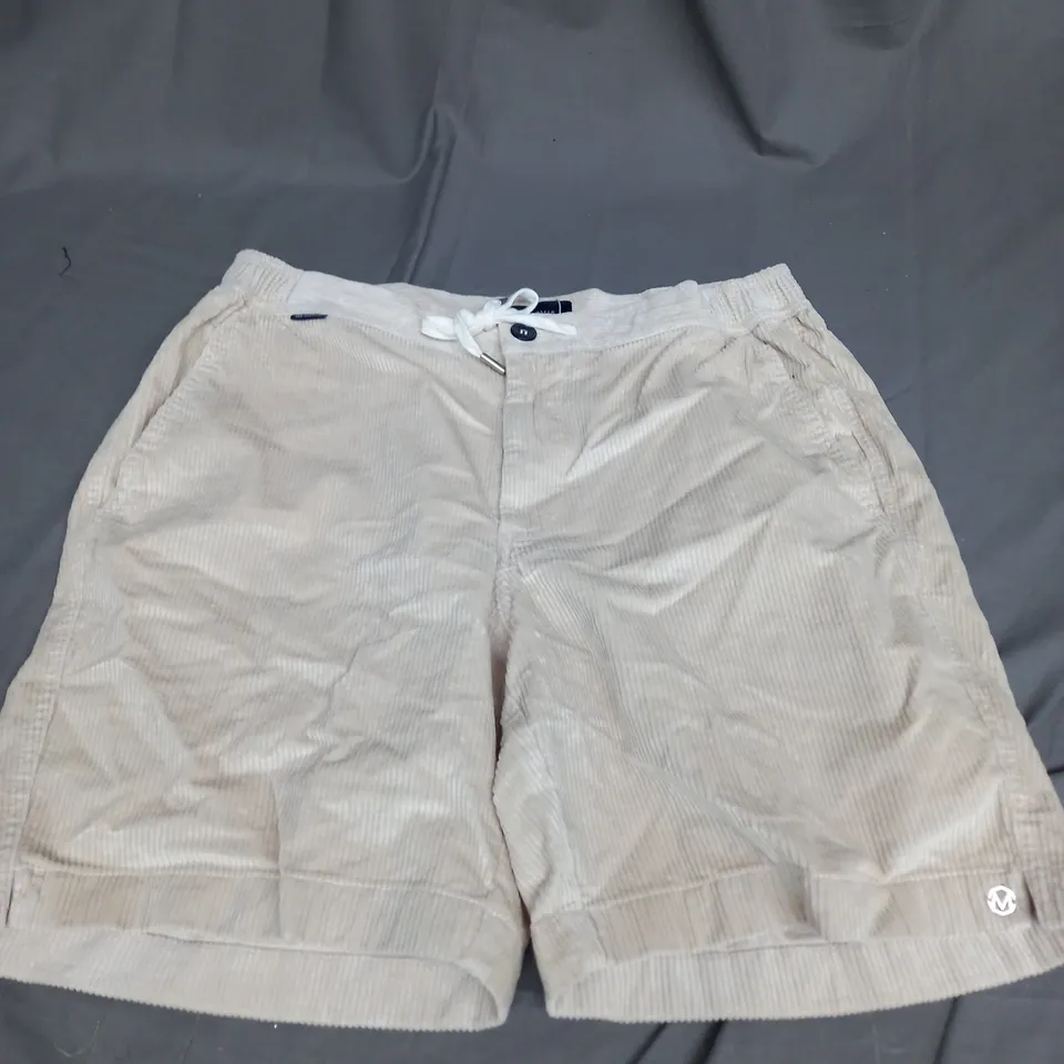 MR.MAVIS CORD SHORTS IN BIEGE SIZE W34