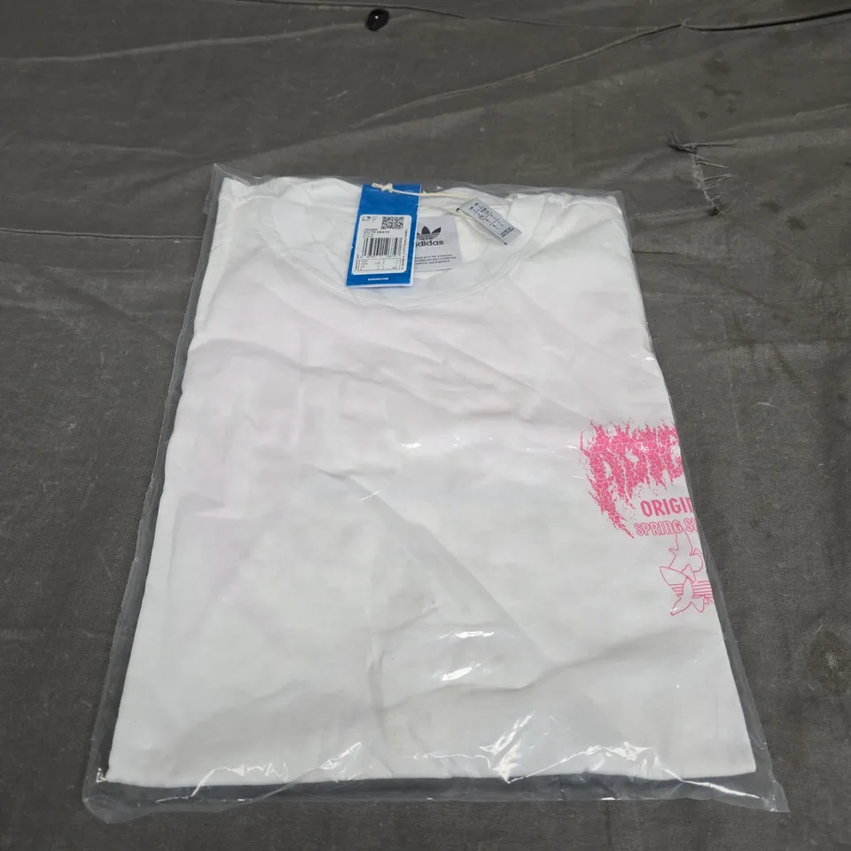 BAGGED ADIDAS ORIGINAL GRAPHIC TEE - SIZE LARGE