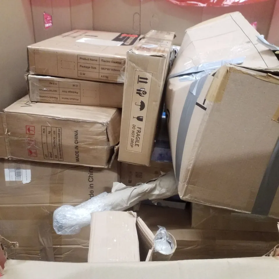 PALLET CONTAINING ASSORTED PRODUCTS INCLUDING ELECTRIC COOKTOP, BREAKER HAMMER & CEILING LIGHT LED