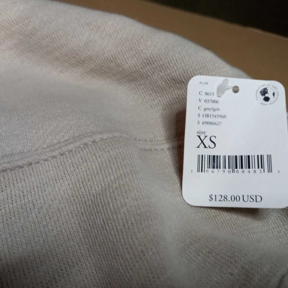 DESIGNER STONE OVERSIZED SLEEVELESS HOODIE - XS