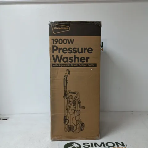 STREETWIZE 1900W PRESSURE WASHER BOXED