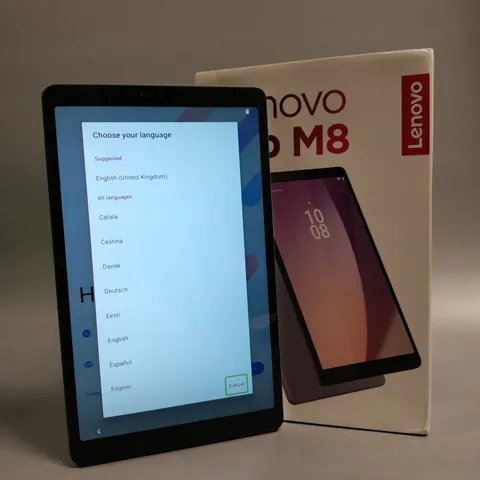 BOXED LENOVO TAB M8 8" TABLET