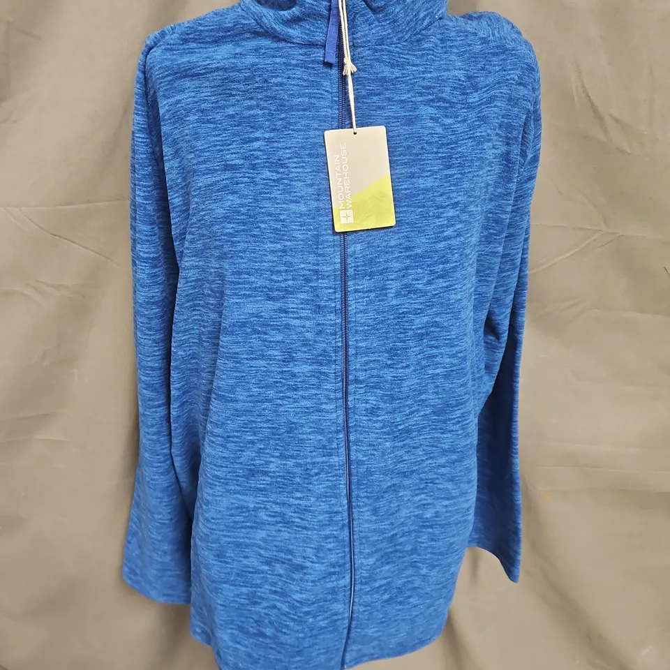 MOUNTAIN WAREHOUSE SNOWDON FULL ZIP FLEECE 2 IN COBALT SIZE 4XL