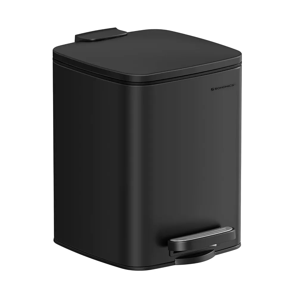 BOXED SONGMICS KITCHEN BIN, 1.6-GALLON (6L) TRASH BIN