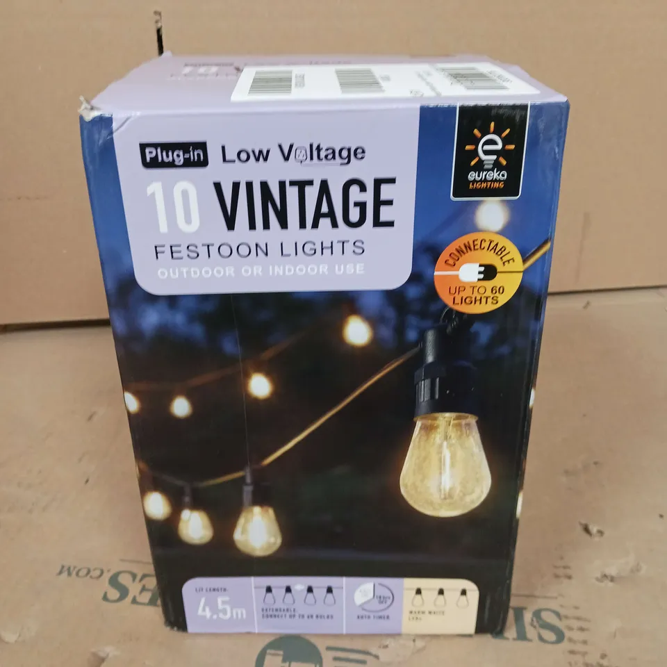 BOXED EUREKA LIGHTING FESTOON LIGHTS