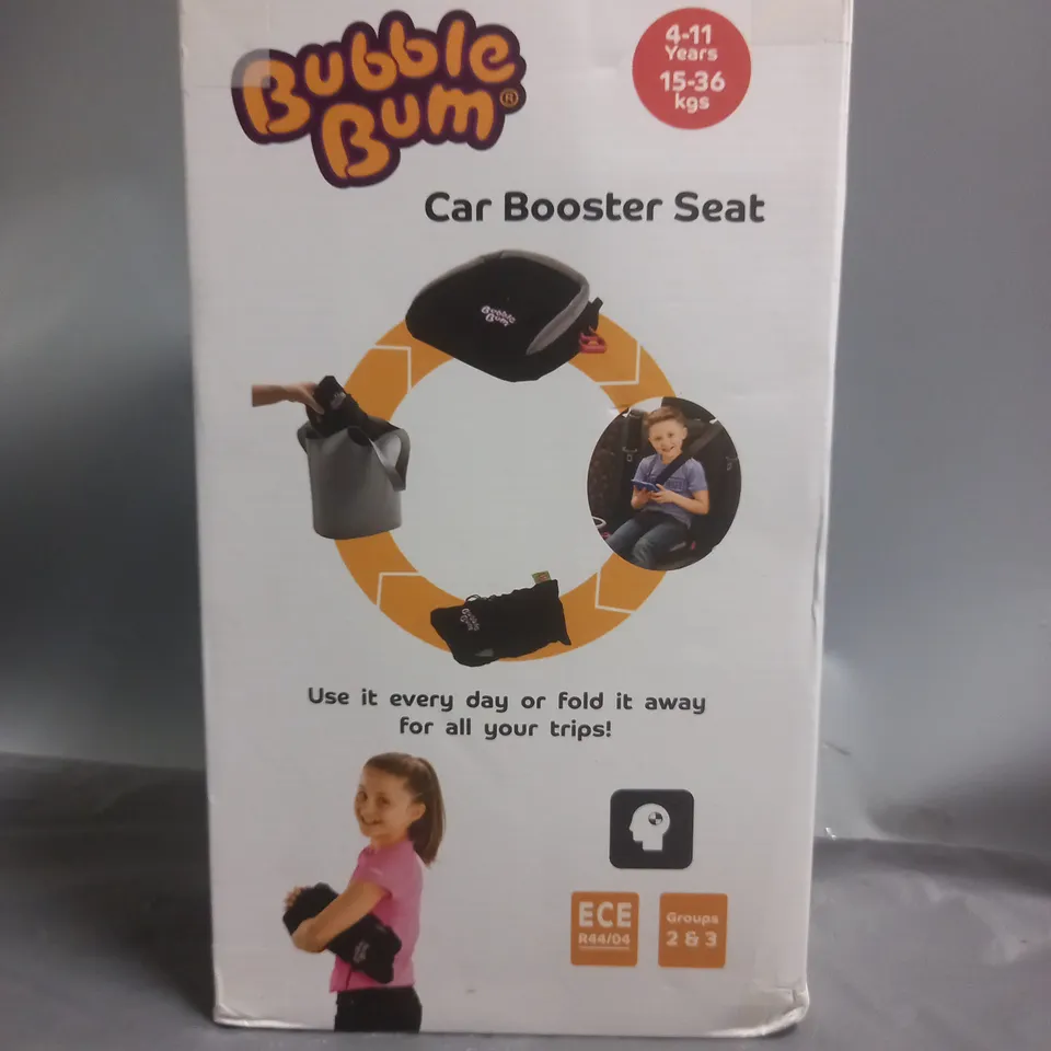 BUBBLE BUM CAR BOOSTER SEAT 