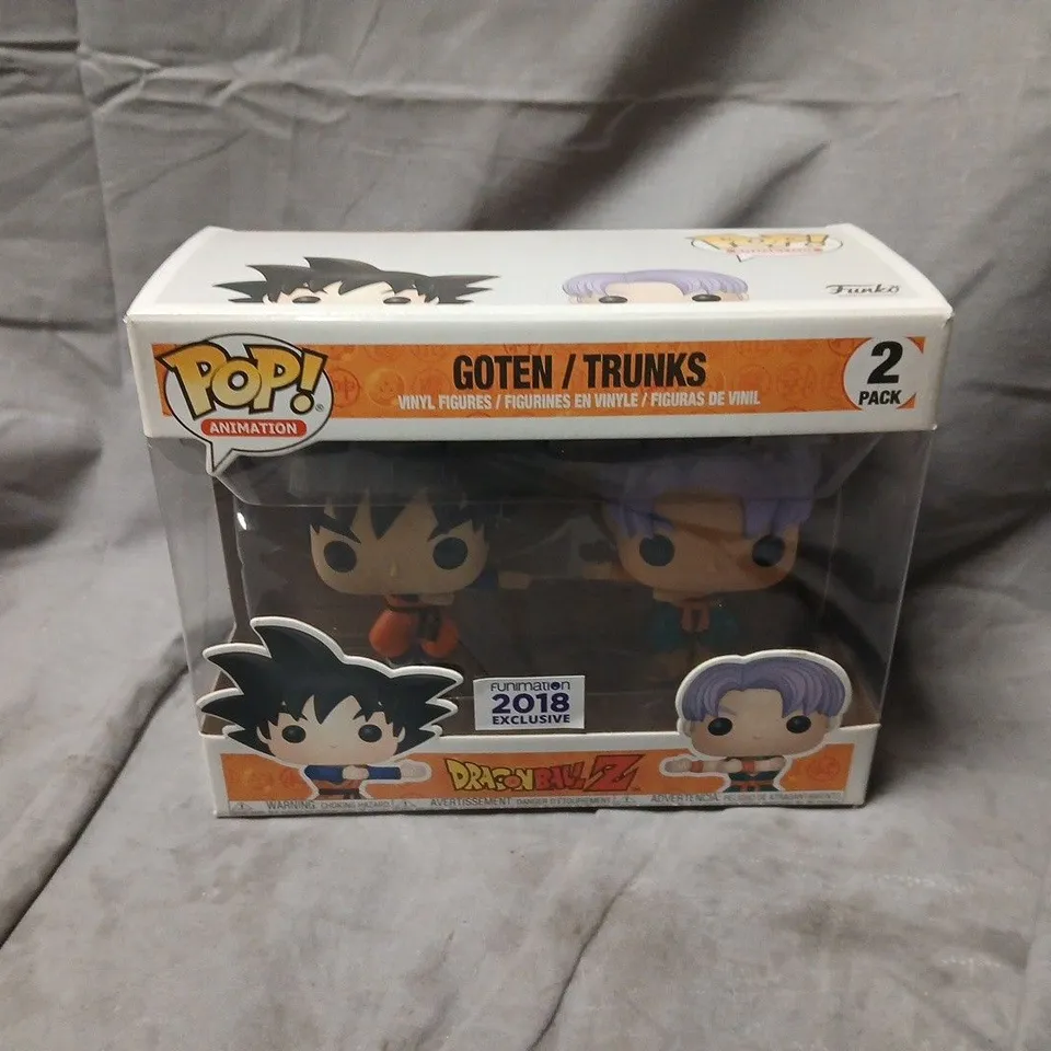 FUNKO POP! ANIMATION GOTEN & TRUNKS 2-PACK – DRAGON BALL Z