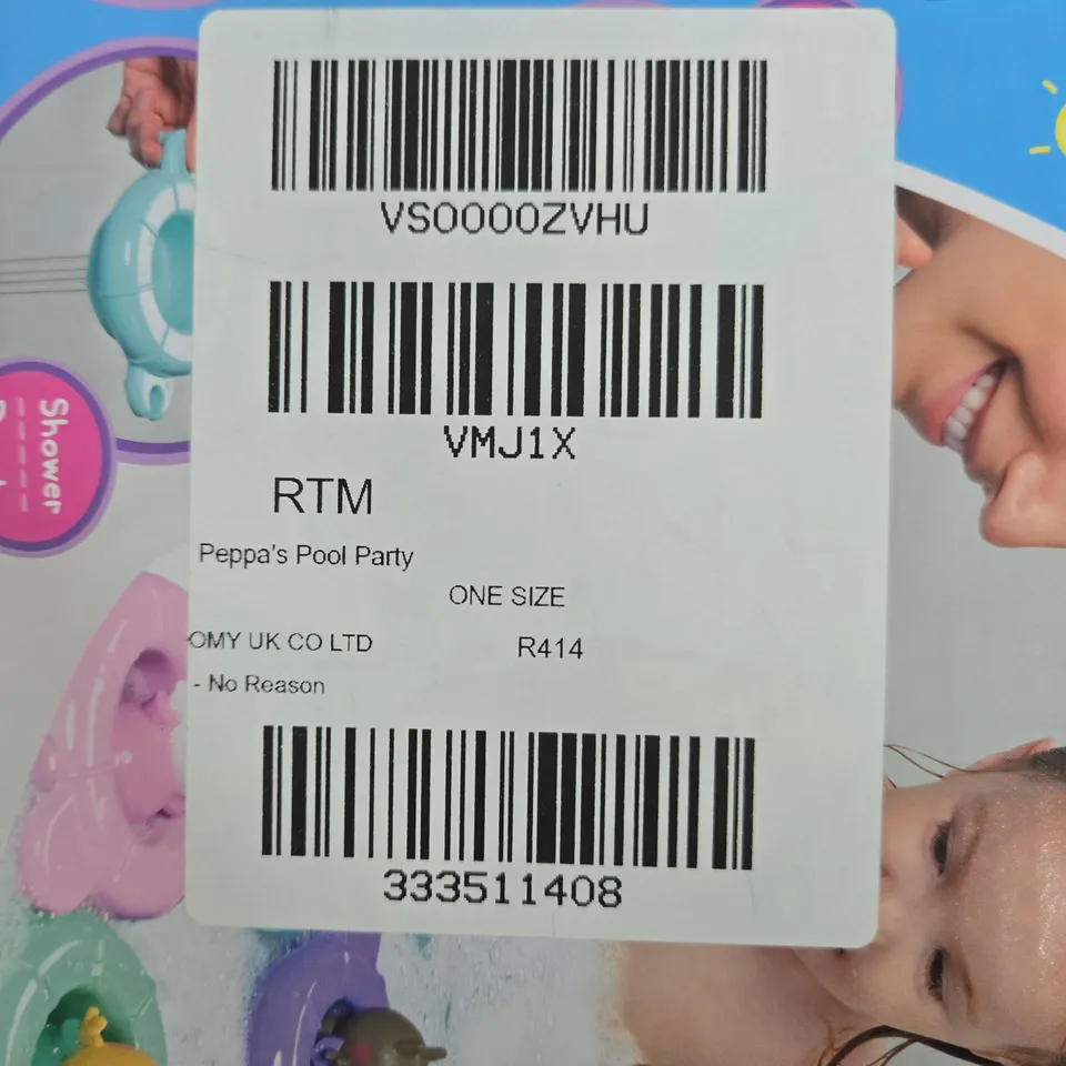 Peppa Pig Pool Party Bath Toy Set (Tomy Toomies) – 5 Bath Squirters, Boxed