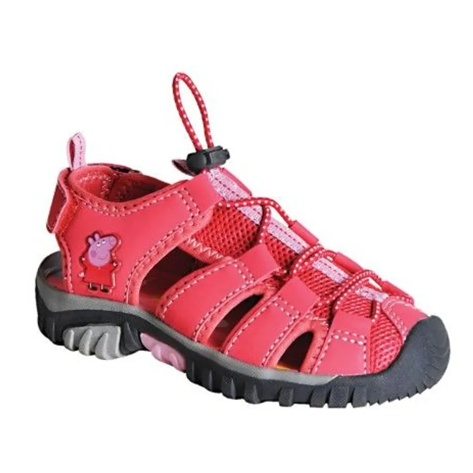 REGATTA PEPPA PIG SANDAL WALKING SANDALS UNISEX BRIGHT BLUSH KIDS SIZE CHILDS 5