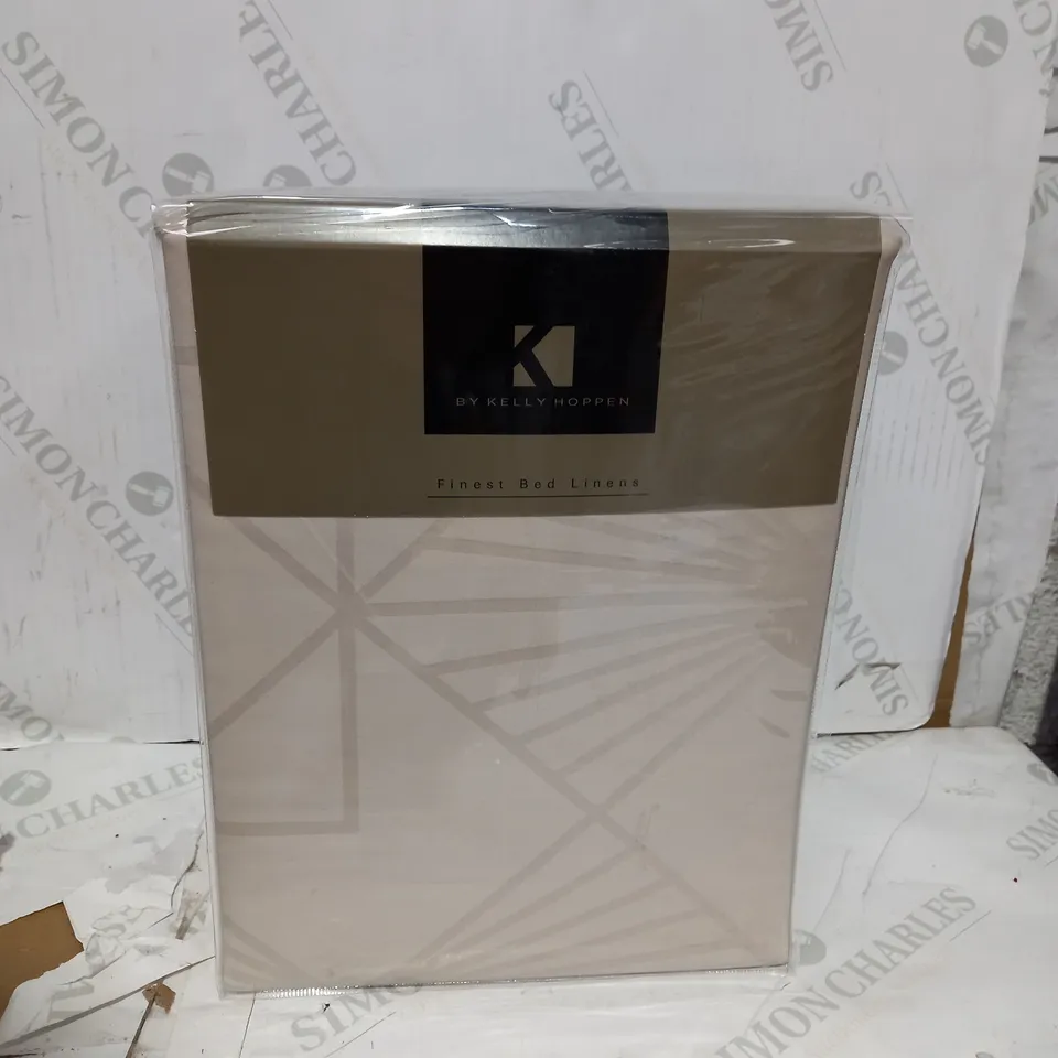 K BY KELLY HOPPEN GATSBY 100% COTTON DUVET SET- KING