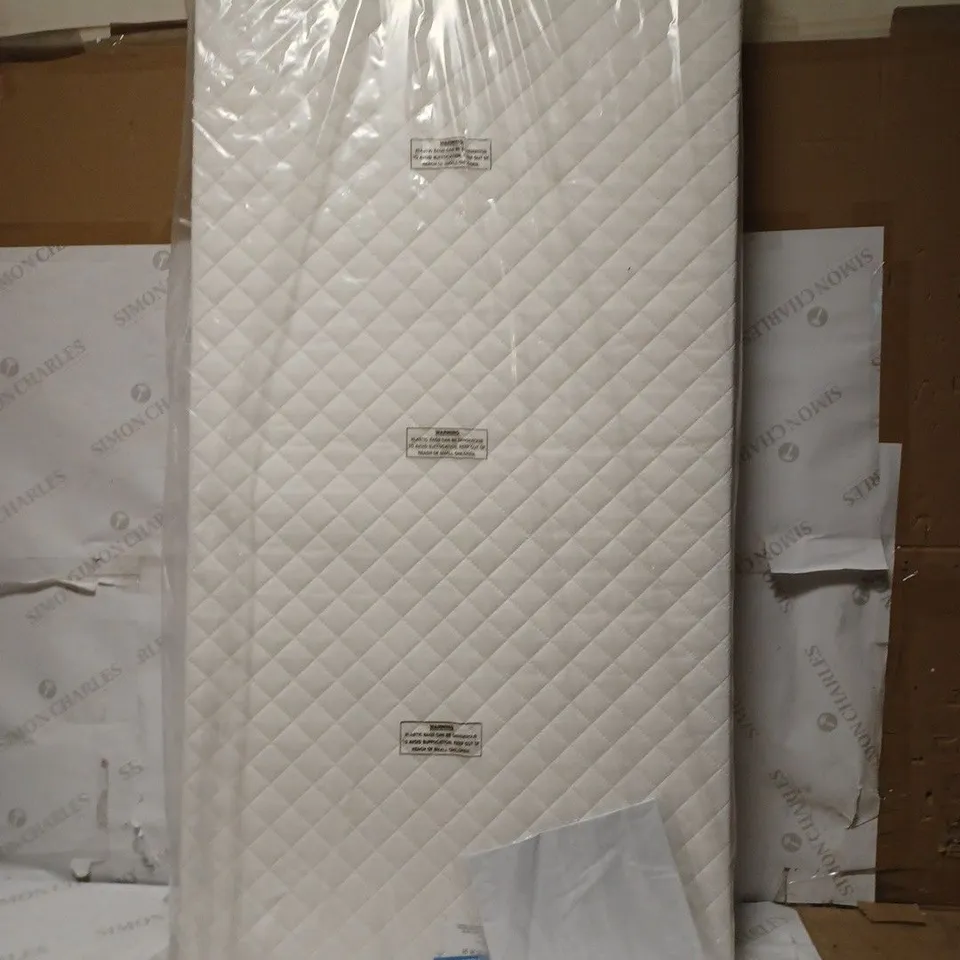 MOTHER & BABY FIRST GOLD ANTI-ALLERGY FOAM COT MATTRESS (COLLECTION ONLY) RRP £69.99