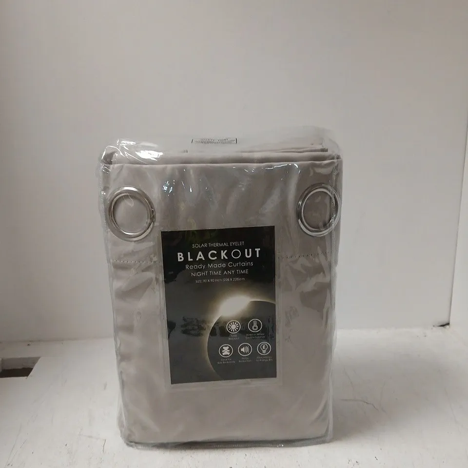 BLACKOUT READY MADE CURTAINS – 90 X 90 INCHES (228 X 228 CM)