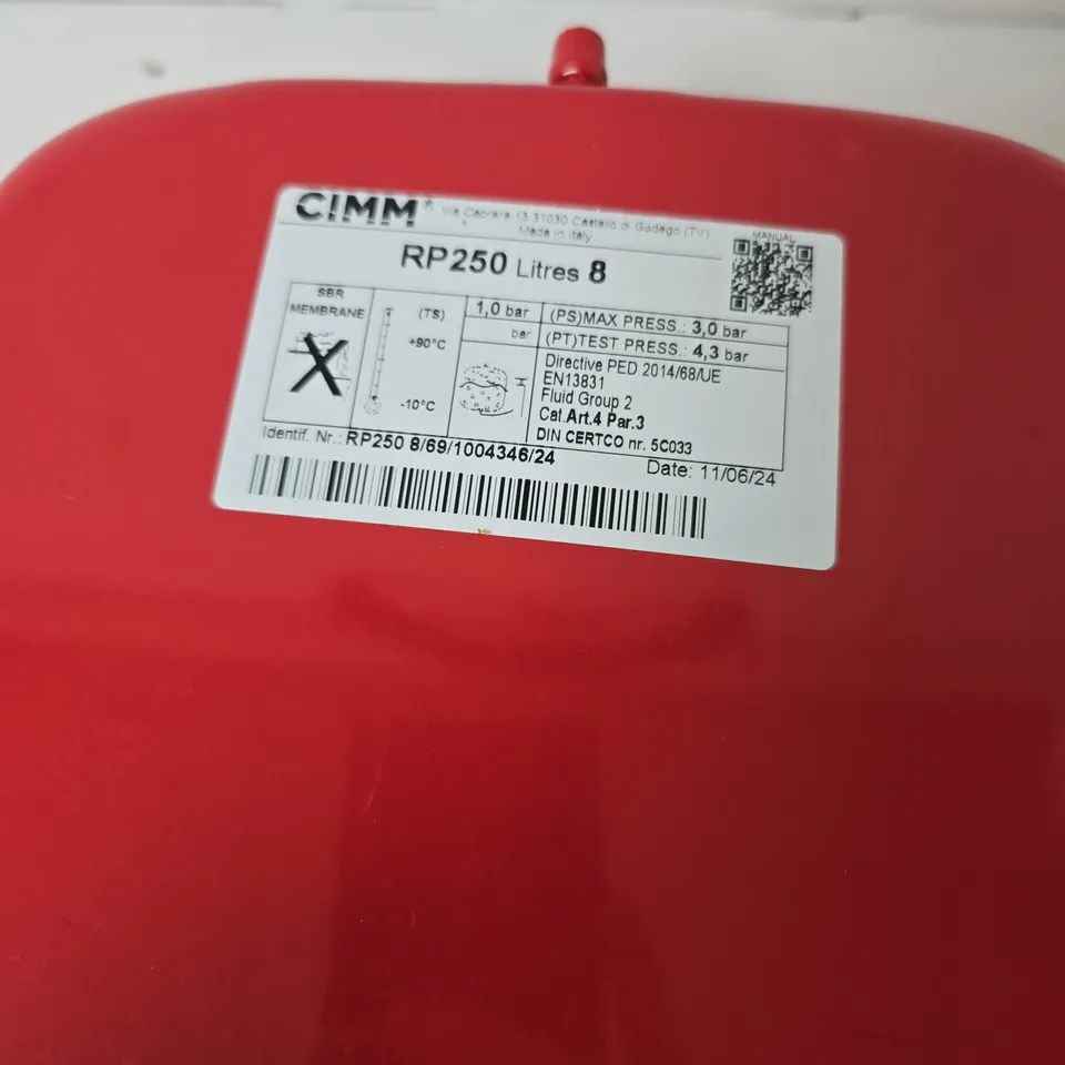 CIMM RP250 EXPANSION VASSEL 8L