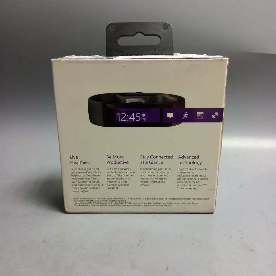 BOXED MICROSOFT BAND IN BLACK SIZE L