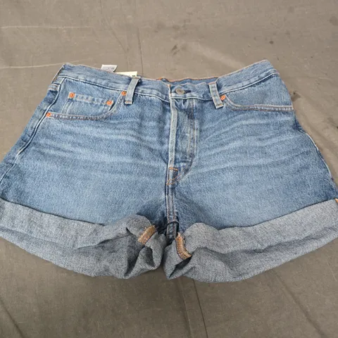 LEVI'S 501 ROLLED SHORTS – BLUE DENIM