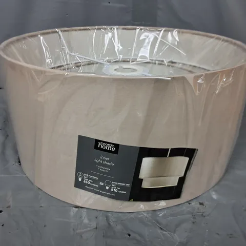 PALLET CONTAINING APPROXIMATELY 50 BRAND NEW 2-TIER LIGHT SHADES - NATURAL