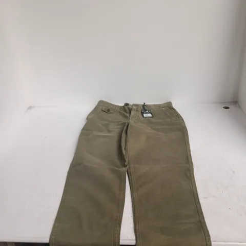 WHITE STUFF CHAPMAN CASUAL TROUSER – MID GREEN – UK 32R