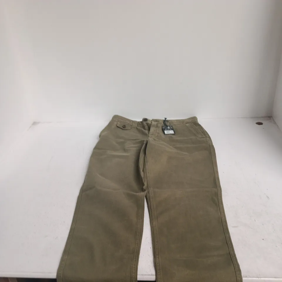 WHITE STUFF CHAPMAN CASUAL TROUSER – MID GREEN – UK 32R