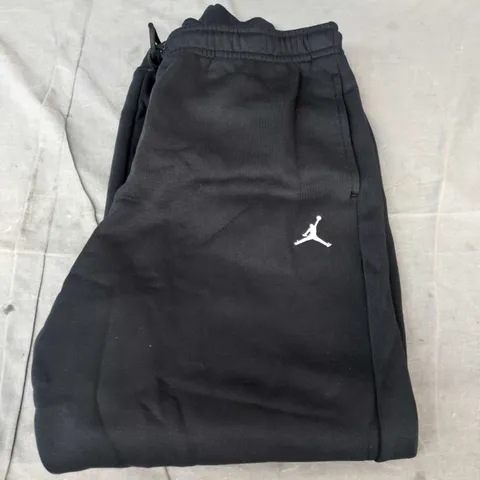 JORDAN BLACK JOGGER TROUSERS – SIZE L