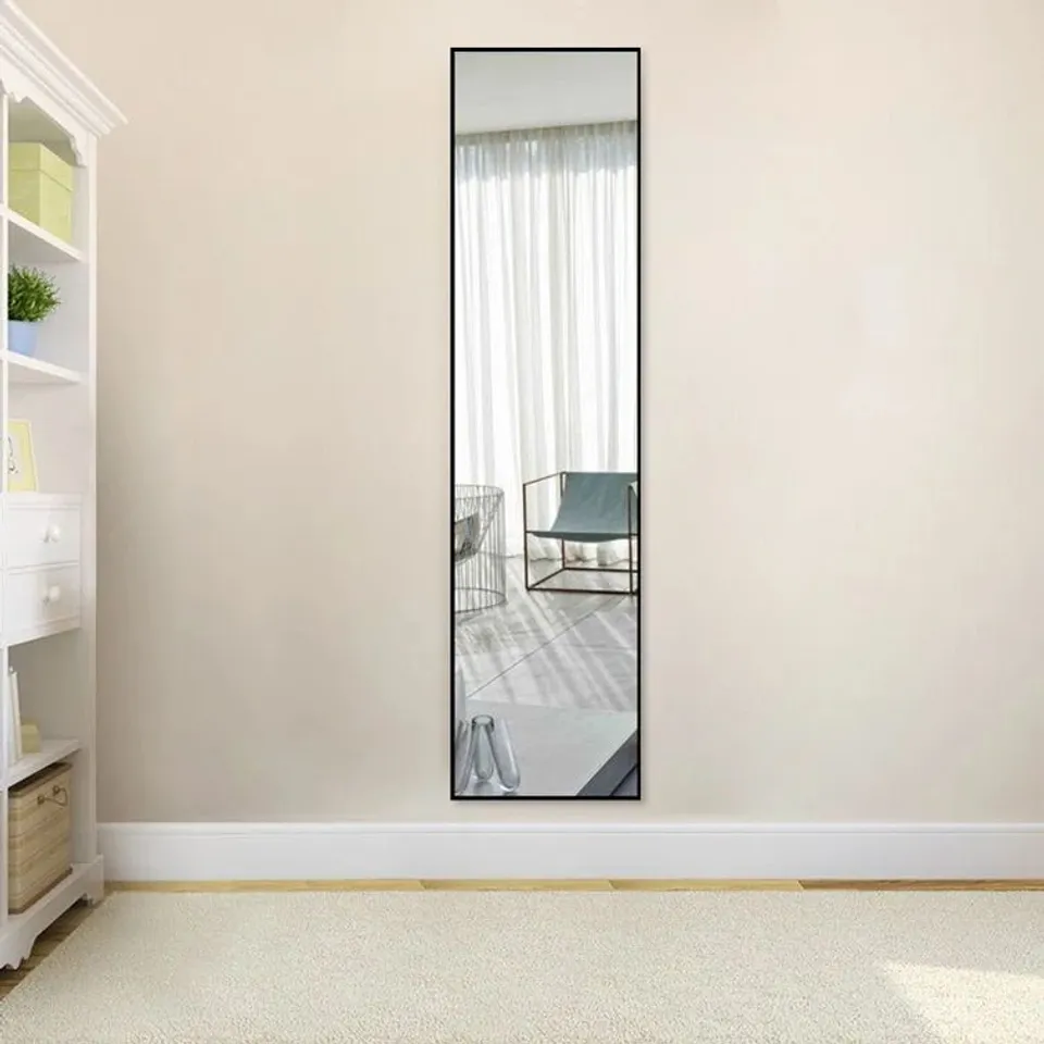 BOXED LEOVANIS RECTANGLE METAL WALL MIRROR 