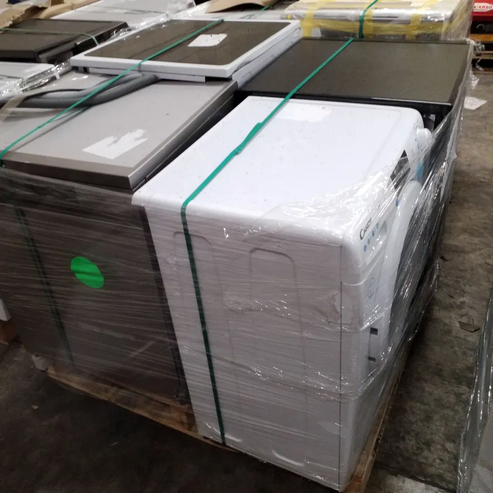 PALLET OF APPROXIMATELY 4 UNPROCESSED RAW RETURN WHITE GOODS TO INCLUDE;