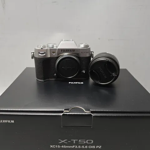 BOXED FUJIFILM X-T50 KIT 15-45MM SILVER