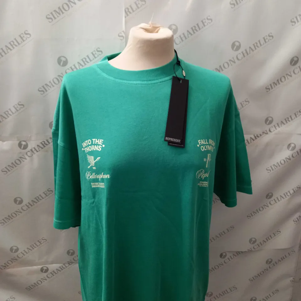 REPRESENT FALL FROM OLYMPUS T-SHIRT SIZE M