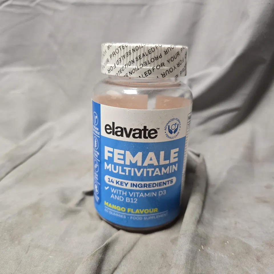 ELAVATE FEMALE MULTIVITAMIN MANGO FLAVOUR GUMMIES