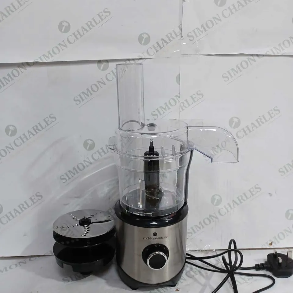 COOK'S ESSENTIALS 400ML COMPACT DOUBLE BLADE FOOD PROCESSOR