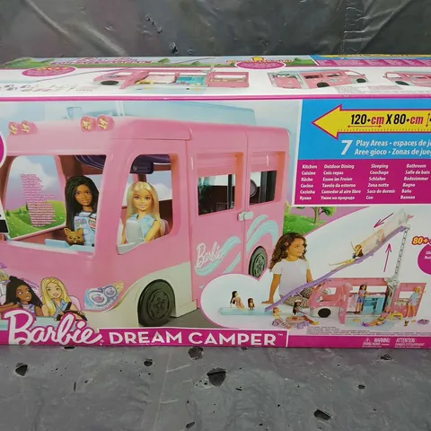 BARBIE DREAM CAMPER VEHICLE PLAYSET AND ACCESSORIES