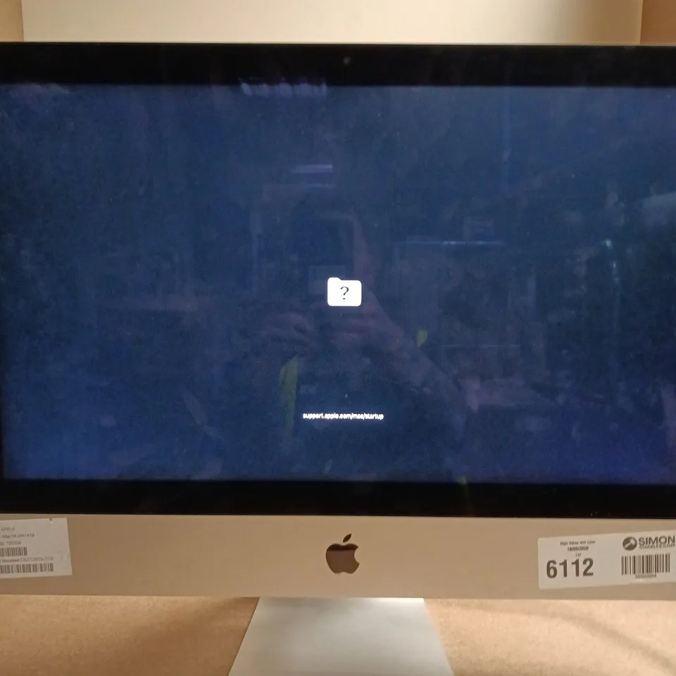 APPLE IMAC ALL-IN-ONE DESKTOP COMPUTER – SILVER 2/A1418
