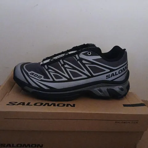SALOMON XT-6 NOCTURNE VISION TRAIL RUNNING SHOES – UK 6 (EU 39.5), GREY/BLACK