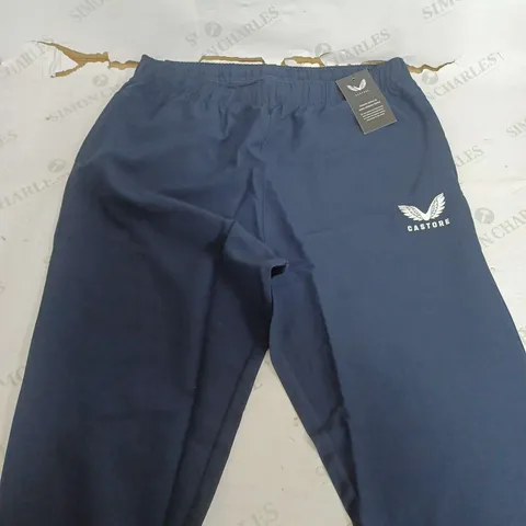 CASTORE NAVY TRACK PANTS - MEDIUM