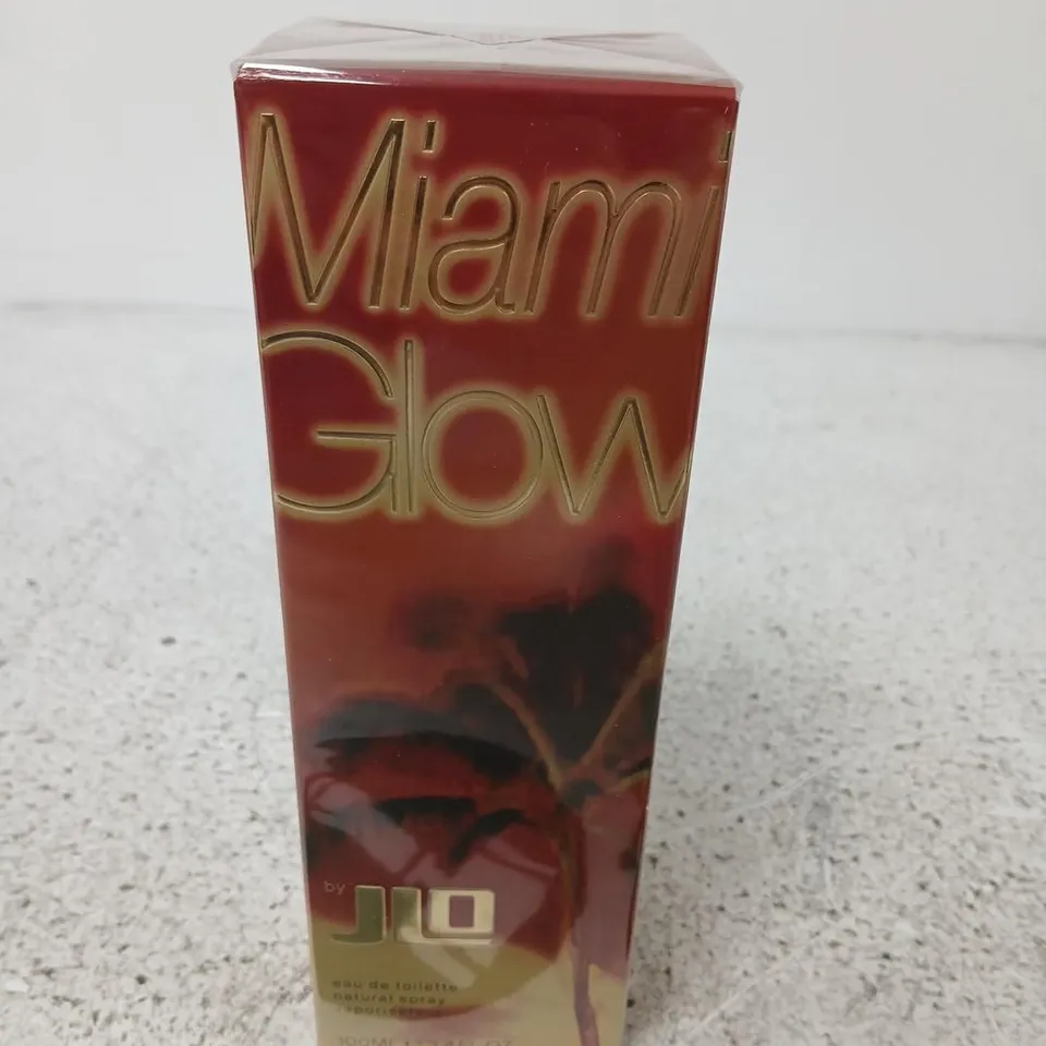 BOXED AND SEALED MIAMI GLOW BY JLO EAU DE TOILETTE 100ML