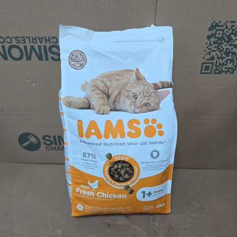 IAMS ADULT CHICKEN DRY CAT FOOD - 3KG