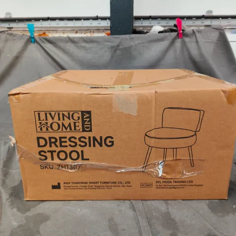 LIVING HOME DRESSING STOOL – BOXED