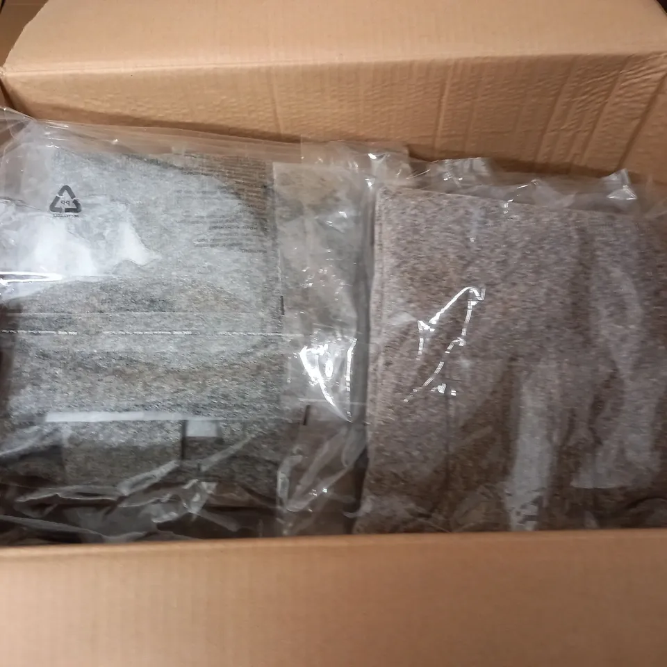 LOT OF 20 AS NEW HIGH NECK JUMPERS IN GREY/NATURAL - SIZE UNSPECIFIED