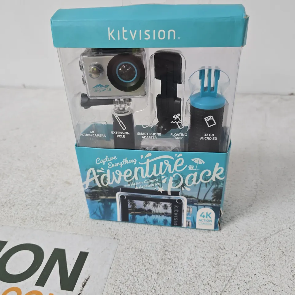 KITVISION ADVENTURE PACK – 4K ACTION CAMERA BUNDLE