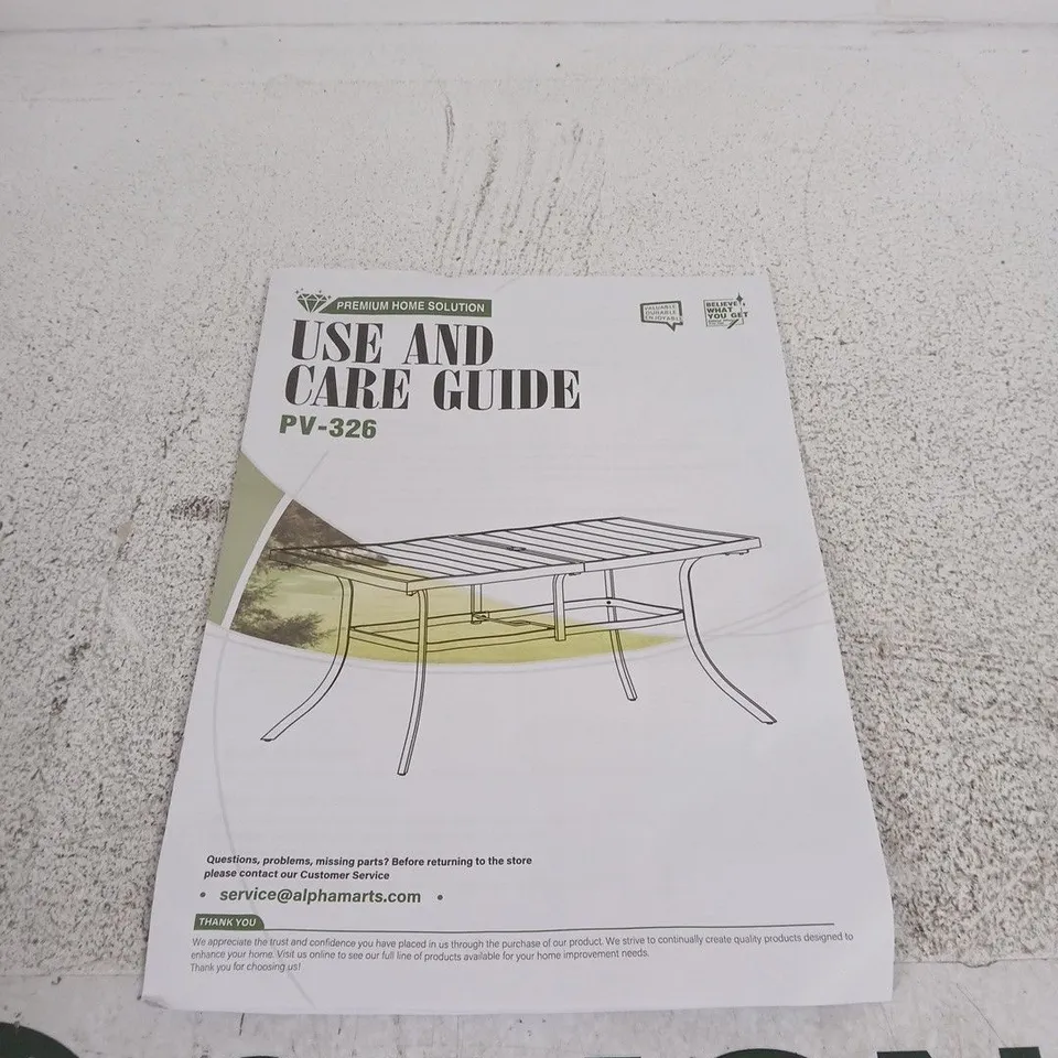 PV-326 OUTDOOR FOLDING TABLE – PREMIUM HOME SOLUTION, GARDEN & PATIO FURNITURE
