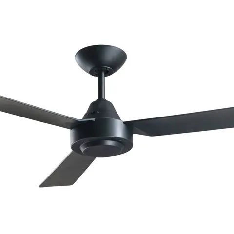 BOXED CEILING FAN WITH WALL CONTROLLER BAYSIDE CALYPSO BLACK 122CM / 48"
