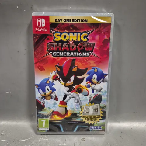 SEALED NINTENDO SWITCH SONIC SHADOW GENERATIONS DAY ONE EDITION