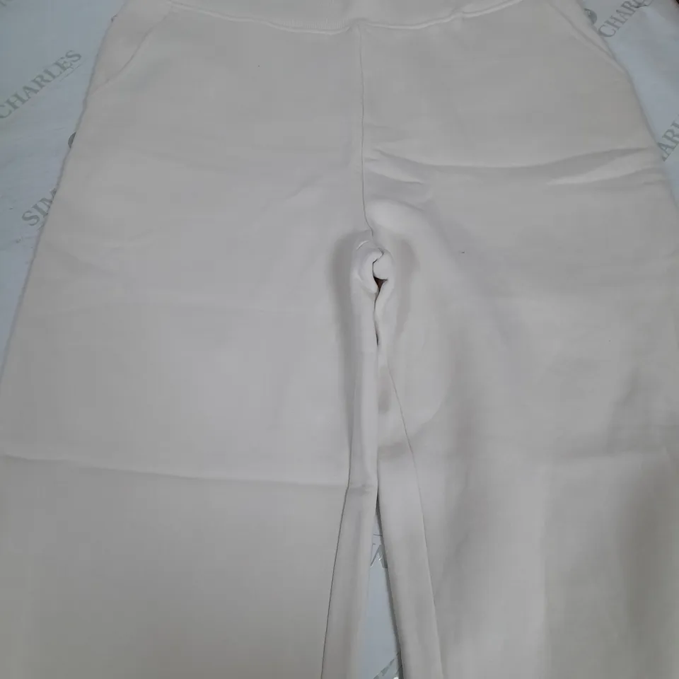 TIALA WIDE LEG JOGGER IN CREAM - XL